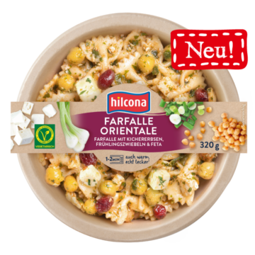 Hilcona Feinkostsalate Farfalle Orientale frontal_720x720_mit Störer